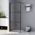 thumbnail image 2 of vidaXL Walk-in Shower Wall with Whole Frosted ESG Glass 45.3"x76.8", 2 of 33
