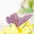 thumbnail image 5 of BalsaCircle 12 Purple 4.6" 3D Butterfly Wall Decals DIY Crafts Removable Stickers, 5 of 8
