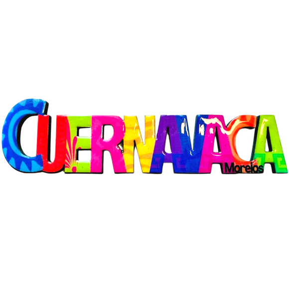 Cuernavaca Mexico Imanes Para Refrigerador Souvenirs Recuerdo Turistico Pueblitos Magicos Playas MDF 3 mm Mexicanitas Iman para Refrigerador