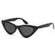 thumbnail image 1 of Gafas de sol Cat Eye LIKSMU Vintage Retro para mujer, color negro, 1 of 6