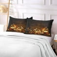 thumbnail image 7 of GZHJMY Halloween Pumpkin Head Jack Pillowcase Plush Pillowcase for Hair and Skin, Soft Standard Size Pillow Cases Zippered Queen Pillow Case Set of 1-20x26in Home Decor, 7 of 7