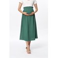 thumbnail image 6 of Yesfashion Skirt Women's High Waist Maternity Skirts Ruffled Tiered Casual A Line Swing Half Skirts, 6 of 8