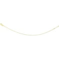 thumbnail image 2 of 10K Solid Yellow Gold Box Chain Necklace 0.7 mm Nickel Free, 24 inches long, 2 of 2