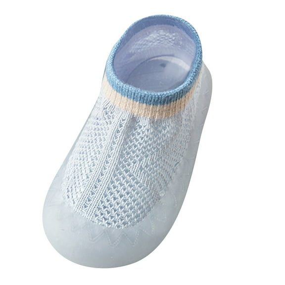 Baby Cotton Sock Shoes Non- Breathable Slippers Sneakers Walking Shoes for 0-6 Months