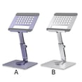 thumbnail image 4 of VONKY Support de Tablette Pliant Rotatif à 360 Degrés Multi-angle Réglable Rétractable Support en Alliage d'Aluminium Support Accessoires Cadeaux Argent, 4 of 8