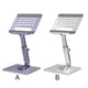 thumbnail image 4 of Soporte para tableta plegable Inteprter giratorio 360 grados ajustable de aleación de aluminio plata, 4 of 6