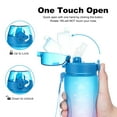 thumbnail image 3 of Oldley 25 oz Leak-Proof BPA-Free Plastic Water Bottle with Straw in 6 Colors, 3 of 10