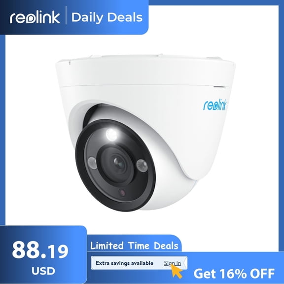 REOLINK RLC-833A 4K Security Camera Outdoor, Home IP PoE, 3X Optical Zoom, 700lm Color Night Vision Two-Way Talk Human/Vehicle/Pet Detect, Up to 256GB SD Card