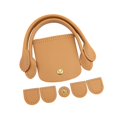 thumbnail image 2 of Asas para bolso de ganchillo Salvador Juego de fabricación de bolsos de cuero PU Marrón claro, 2 of 10