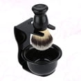 thumbnail image 4 of MasteelfCA Ensembles de Soins de Rasage pour Hommes Bol à Raser et Support de Rasage Brosse pour Sécurité et Double Bord, 4 of 8