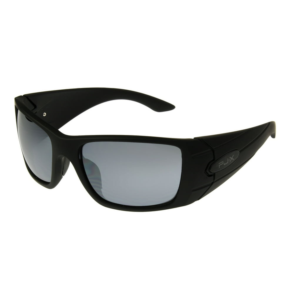 Panama Jack - Panama Jack Men's Black Mirrored Wrap Sunglasses NN07 ...
