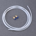 2 Meters PTFE PTFE Tube and 2 Pieces Connectors for RepRap Rostock
