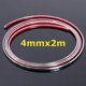 thumbnail image 1 of 4mmx2m Car Chrome Styling Decoration Moulding Trim Strip Tape DIY Protective Sticker Cover Bright Strip Car Bumper Accessories, 1 of 5