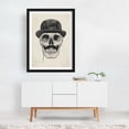 thumbnail image 6 of Gentlemen never die - Illustration Skull Black and White Surrealism Sketch Vintage Gothic Black Framed Wall Art Print 6 x 8 inches, 6 of 7