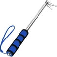 thumbnail image 1 of Anley 5 Feet Blue Telescopic Handheld Flagpoles, A Portable Staff with Clips - Lightweight Extendable Stainless Steel with Anti-Slip Grip - Collapsable Flag Pole for Tour Guides & Pointer for Teachers, 1 of 7
