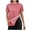 Red_A03, variant on Post Surgery Shirts for Women Short Sleeve Tear Away Tops Full Open Side Snap Rotator Cuff Tops Post Shoulder Surgery Shirts Women Chemo Port Adaptive Cloth Red XXL