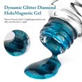 thumbnail image 3 of Esmalte de uñas en gel Cat Eye SAGEBIO Blue Tears de 15 ml con imán, 3 of 6