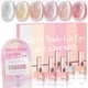 thumbnail image 1 of Set de esmaltes de uñas en gel Double Rhythm Cat Eye 15 ml x 6 (plateado), 1 of 9