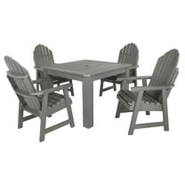 Highwood's 42" x 42" Square 5-pc Hamilton Dining Set - Dining Height, Outdoor, Eco-friendly, Synthetic Wood
