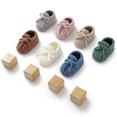thumbnail image 3 of YaEYa Baby Knit Booties, Soft Sole Slipper Shoes, Warm Cotton Knitted Crib Shoes, Pre-Walker Footwear for Boys Girls 0-18 Months, 3 of 4