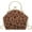 Brown, variant on Women's Leopard Evening Clutch with Chain, Printed Evening Handbag Party Leopard