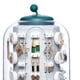 thumbnail image 4 of Caja de almacenamiento de joyas para mujer, clasificación a prueba de polvo, soporte para pendientes de gran capacidad, 4 of 5