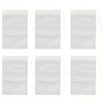 thumbnail image 2 of 200 Pieces of Mess-Free Cold Brewing Bag Disposable Coffee Filter Bag Fine Mesh Brewing Drawstring Bag,200 x Coffee filter bag,white, 2 of 7