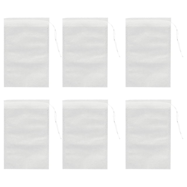 200 Pieces of Mess-Free Cold Brewing Bag Disposable Coffee Filter Bag Fine Mesh Brewing Drawstring Bag
