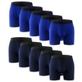 thumbnail image 6 of 10PK Performance Mens Boxer Briefs Polyester Underwear Size Small M Large XL XXL, 6 of 11