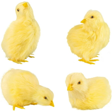 Petit Poussin en Peluche Réaliste | Jouet d'Animal Furry Ultra Réaliste