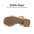 thumbnail image 4 of DREAM PAIRS Girls' Strappy Flat Sandals, Elegant T-Strap Summer Dress Shoes with Metallic Ball Accent, Comfortable Non-Slip Beach Sandals for Little/Big Kid, 4 of 6