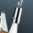 thumbnail image 4 of Lierteer Faucet extender for 360 degree rotation 3 adjustable modes Faucet aerator Silver, 4 of 8