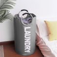 thumbnail image 1 of 82L Large Dirty Clothes Laundry Basket Foldable Oxford Fabric Laundry with Aluminum Handle Oversize Home Storage Organizerdark grey115LGERMANY He Qiyong unisex, 1 of 1