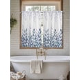 thumbnail image 4 of Spring Blue Eucalyptus Living Room Curtains 2 Panel, Botanical Green Leaf Country Cafe Window Treatment, Farmhouse Bedroom Bathroom Kitchen Curtains Drapes 104"x54", 4 of 6