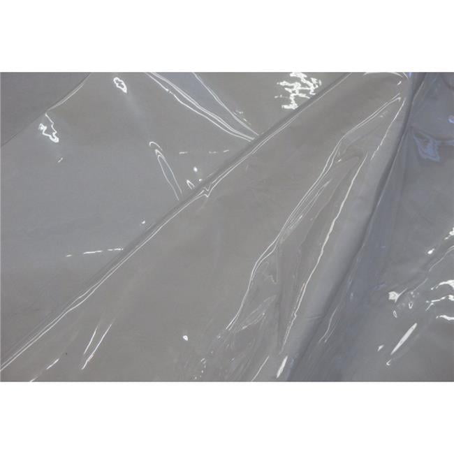Vinyl546G5yrdFolded 6 Gauge Vinyl 5 Yard Folded Roll, Clear 54 in