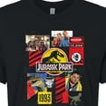 thumbnail image 3 of Jurassic Park - 3Oth Collage - Juniors Cropped Graphic T-Shirt, 3 of 5