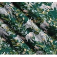 thumbnail image 3 of Soimoi Cotton Cambric Fabric Leaves,Floral & Elephant Animal Decor Fabric Printed Yard 56 Inch Wide, 3 of 7
