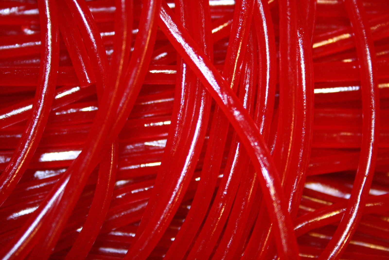 BAYSIDECANDY LICORICE LACES RED, 1LB