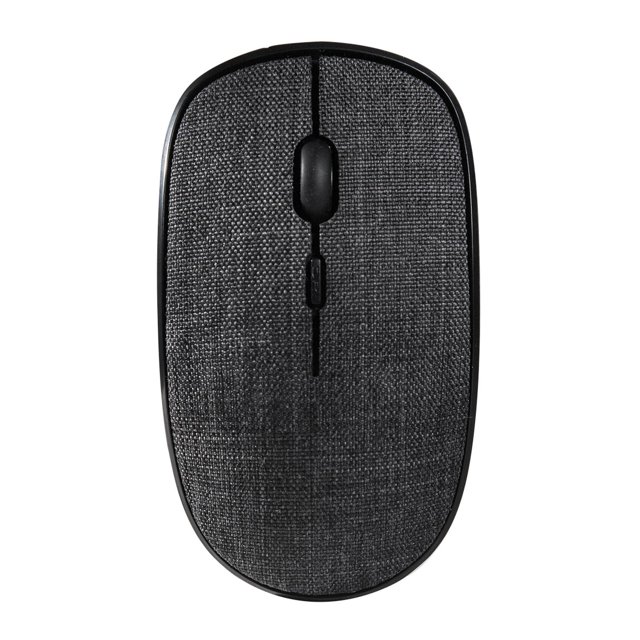 Mouse inalámbrico publicitario click silencioso-Welle negro 11.6 x 6.8