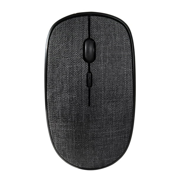 Mouse inalámbrico publicitario click silencioso-Welle negro 11.6 x 6.8