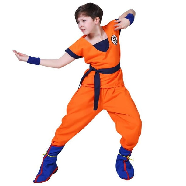 Enfants Anime Dragon Ball Z Son Goku Cosplay Costume
