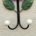 thumbnail image 6 of Dream Lifestyle Decorative Wall Hooks, Wall Mounted Art Flower Rose Iron Hook for Hanging Coat Hat Key Towel, Vintage Hanger for Living Room Bedroom Bathroom Door, Home Decoration, 6 of 8