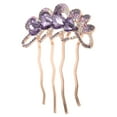 thumbnail image 4 of GETAJGHSD Bridal Hair Clip Hair Comb Clip Twisted Design Rhinestone 1 PCS, 4 of 8