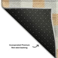 thumbnail image 5 of Addison Rugs Mayfield Premium Machine Washable Transitional Plaid Orange Rectangle Rug, 8' x 10', 5 of 6