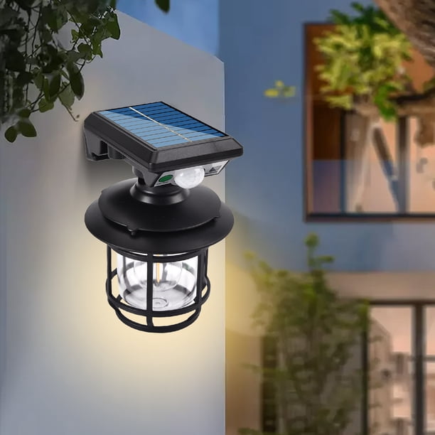 Lámpara solar al aire libre de la prenda impermeable LED de la luz de calle solar de la lámpara LED de la pared del sensor de movimiento