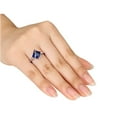 thumbnail image 2 of 1.80 Carat (ctw) Lab-Created Blue Sapphire Ring in Sterling Silver, 2 of 4