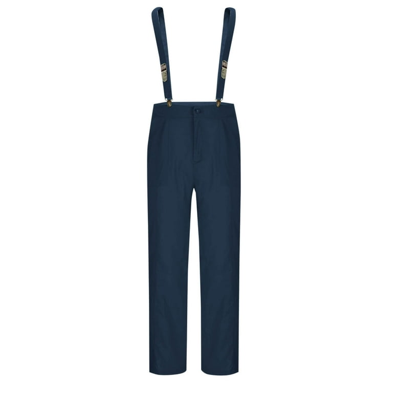 hotojiny Men's Overalls Baggy Workwear Loose Fit Lightweight