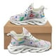 thumbnail image 1 of Zapatos planos con cordones para mujer, con estampado químico, de malla, con amortiguación, para estudiantes y niños, para baloncesto al aire libre,, 1 of 6
