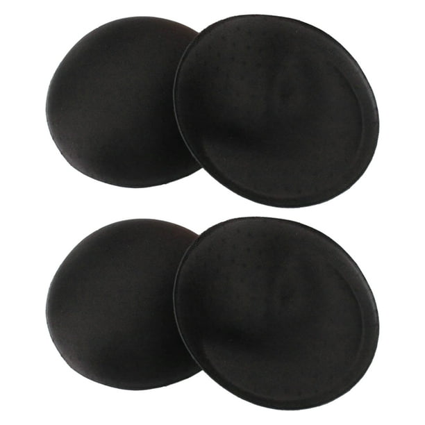 Inserciones de almohadil de extraíbles de 4 piezas para el pecho Push Up acolchado redondo para parte de los bikinis Negro Baoblaze potenciadores de los senos