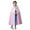 Pink, variant on FRSASU Kids Clothing Kids Baby Girls Solid Outwear Warm Hooded Coat Princess Cloak Cape Purple M(M)